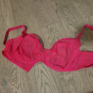 Pink Lace Underwire Bra